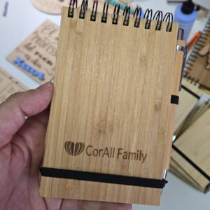 Set Solidario de Libreta y Bolígrafo de Bambú Pack.2ud.