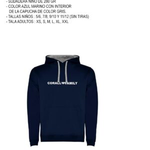 Sudadera Solidaria Infantil CorAll Family